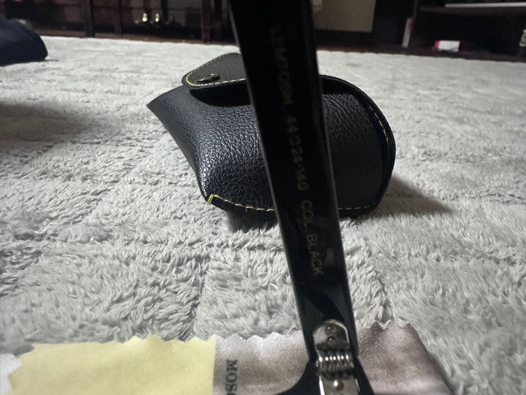 MOSCOT LEMTOSH MP 44 鼻パッド 伊達メガネ サングラス 黒