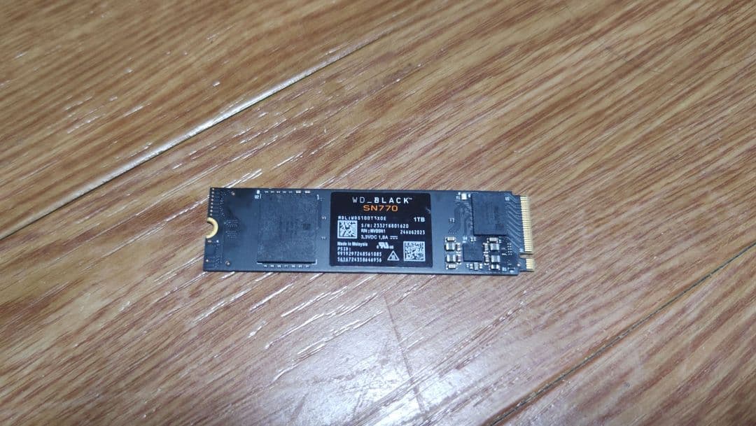 ア*ヲ様 Western Digital Black SN770 1TB 動作確