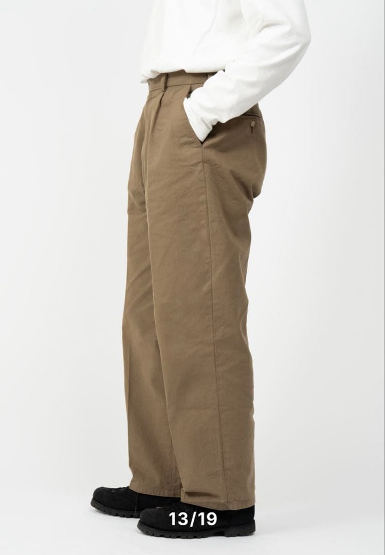 パンツ OVY One Tuck Wide Chino Pants XL