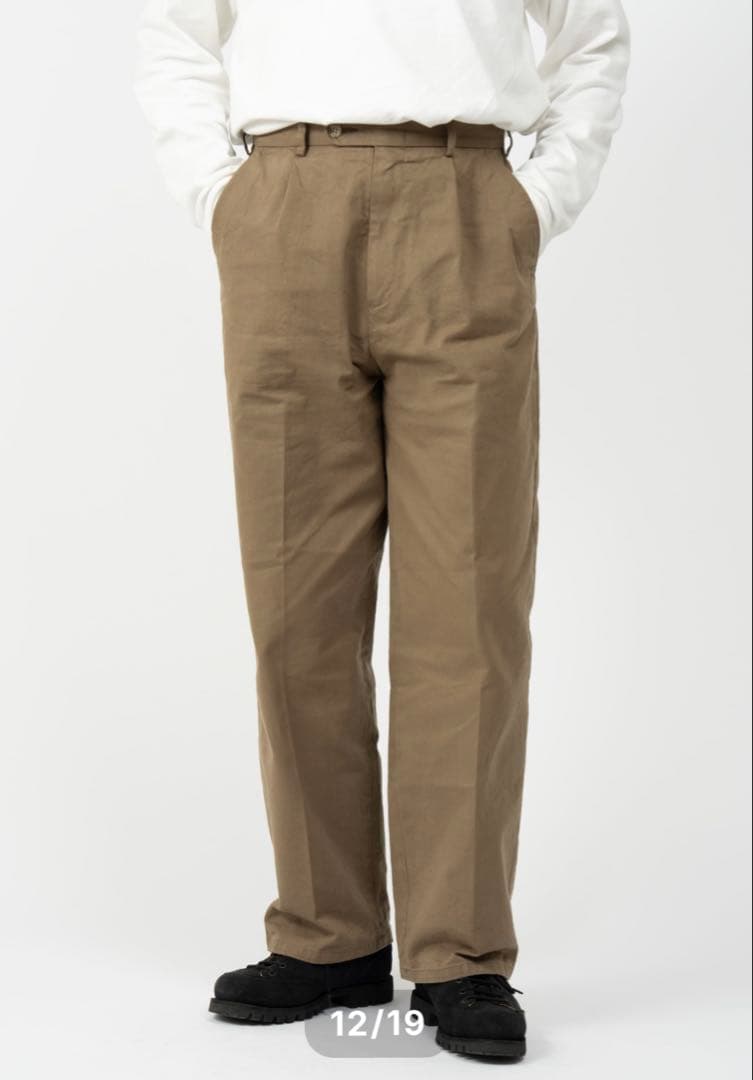パンツ OVY One Tuck Wide Chino Pants XL