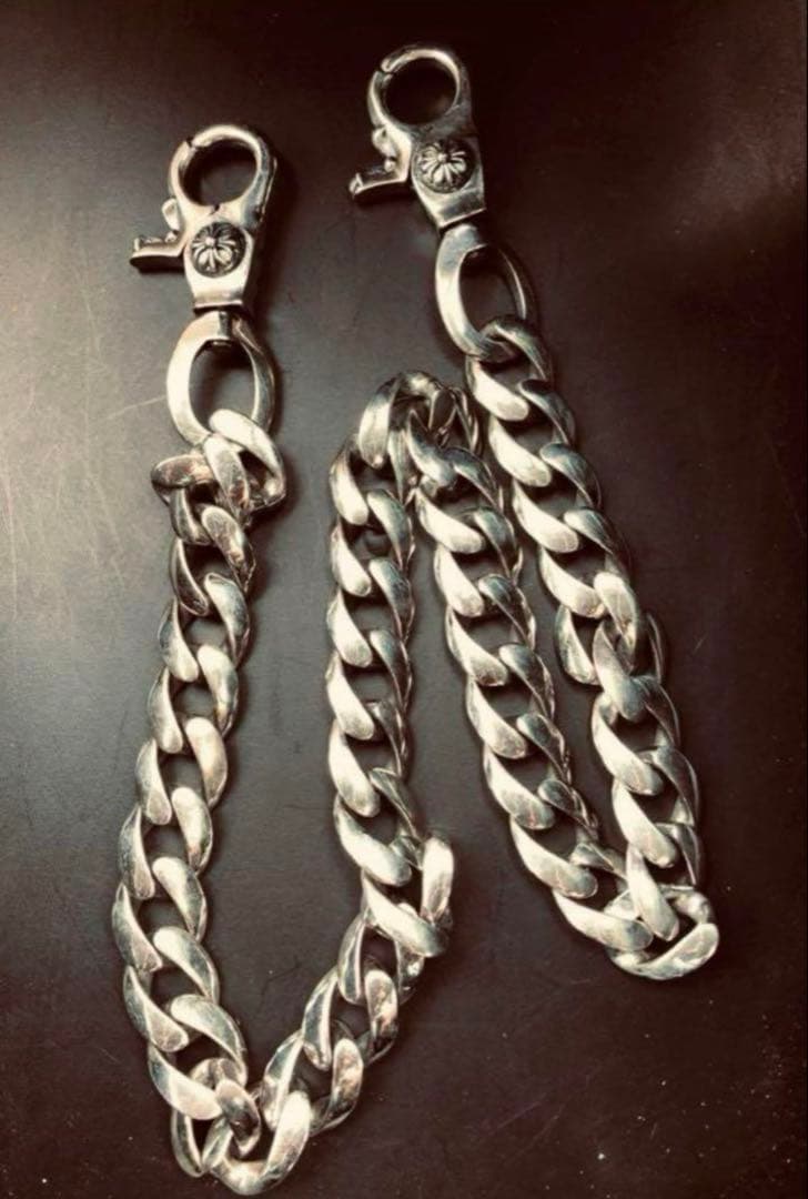 クラッシックチェーンウォレット ダブルクリップ