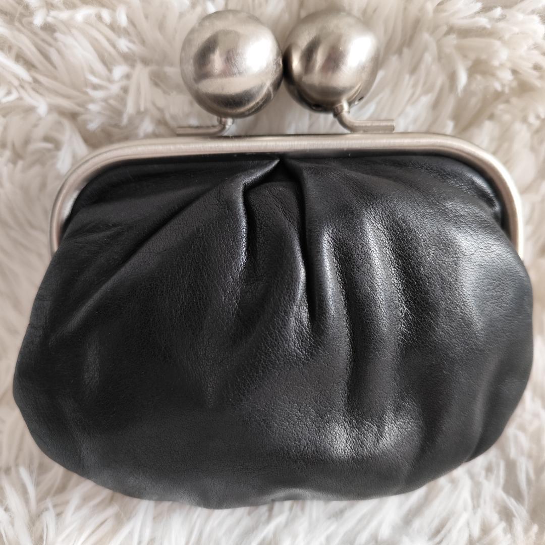 極美品！カワカワ×パピヨネコラボ がま口 財布 小銭入れ