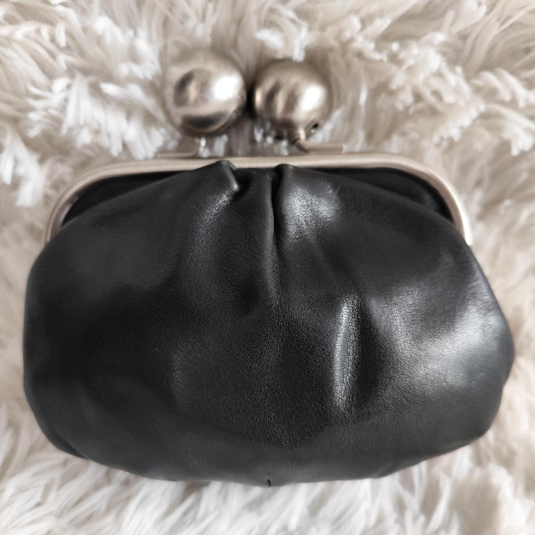 極美品！カワカワ×パピヨネコラボ がま口 財布 小銭入れ