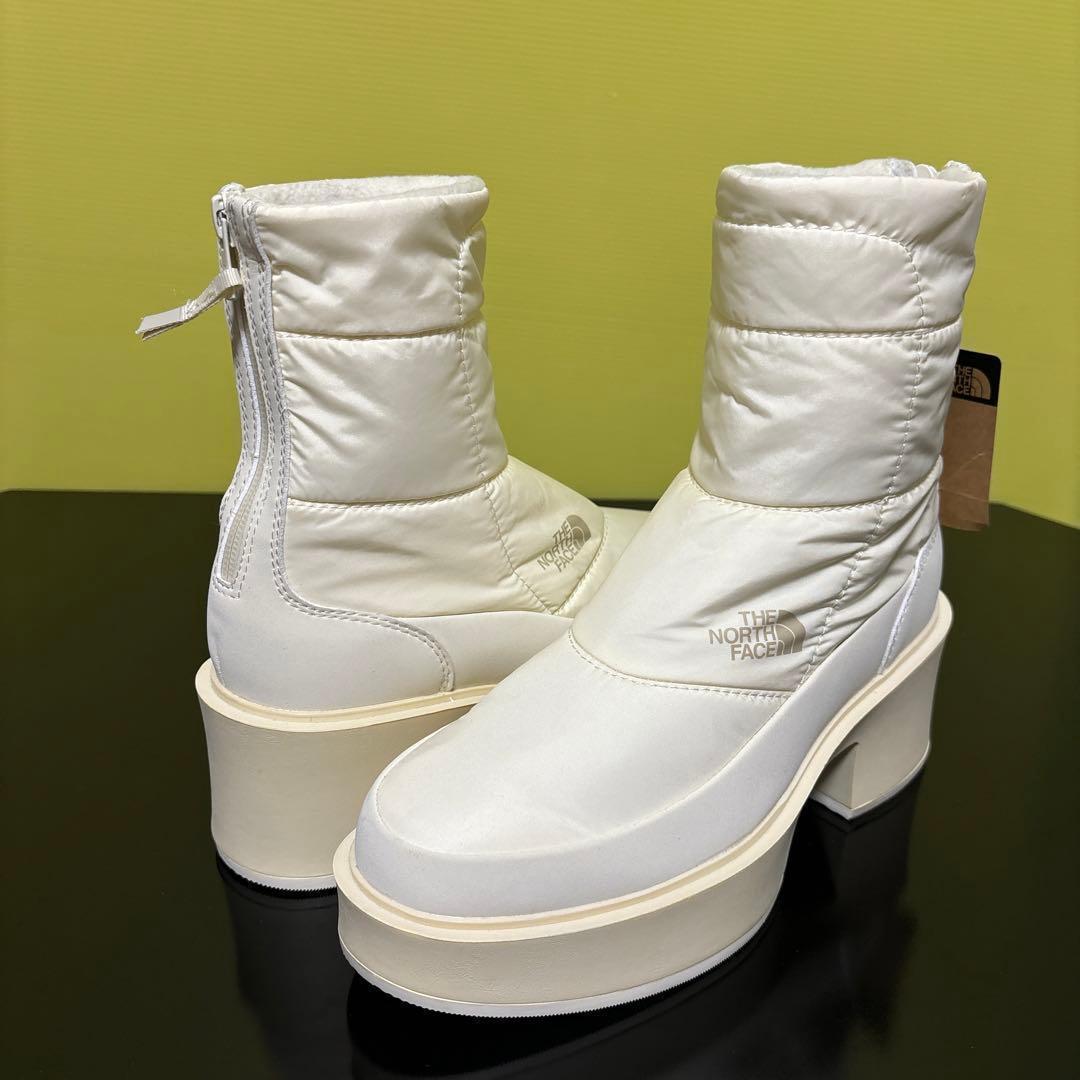 24.0cm 新品 ノースフェイス カルミア ヌプシブーツ 白 NFW52474