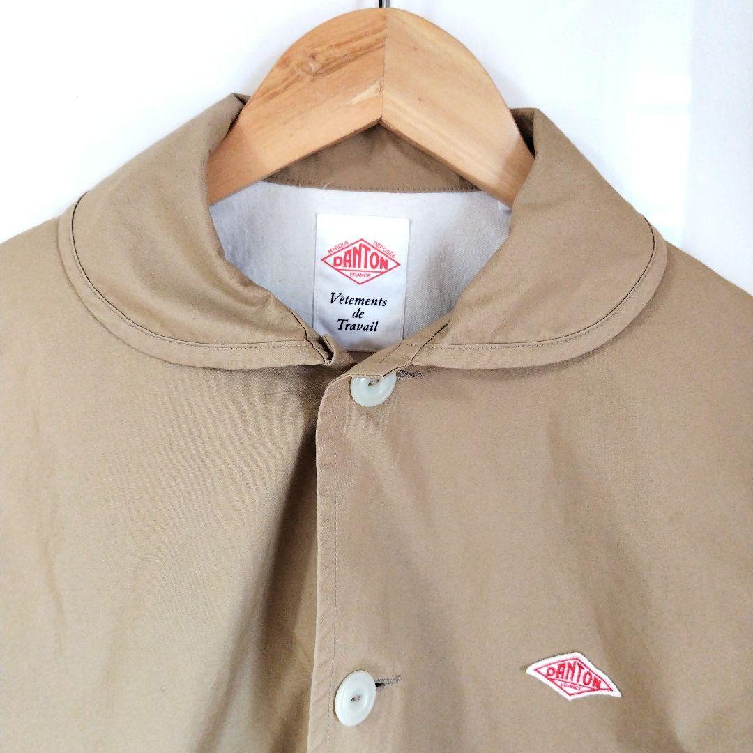 美品　ダントン　DANTON 丸襟　ジャケット　アウター　コットン100%