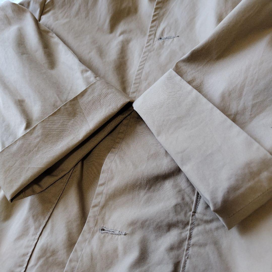 美品　ダントン　DANTON 丸襟　ジャケット　アウター　コットン100%