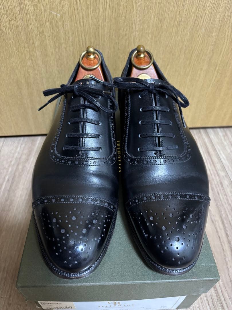 【美品】RAYMER Flora US8セミブローグ　ハンドソーン　アノネイ