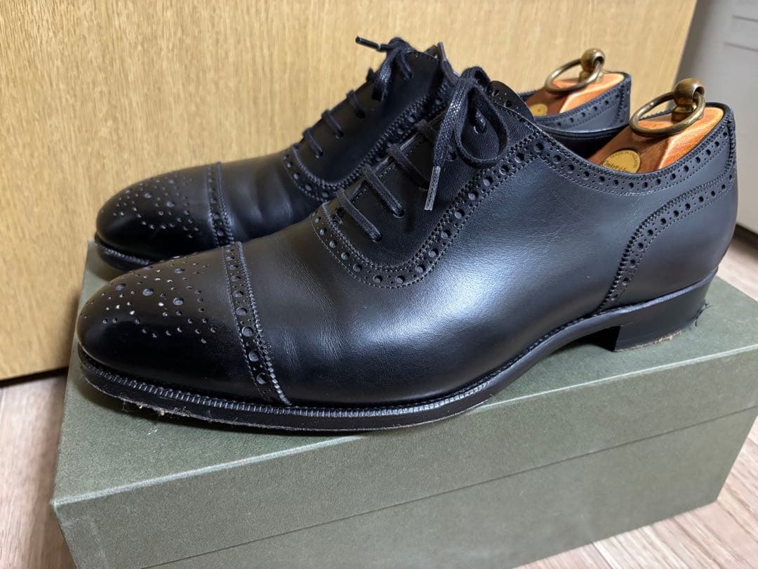 【美品】RAYMER Flora US8セミブローグ　ハンドソーン　アノネイ