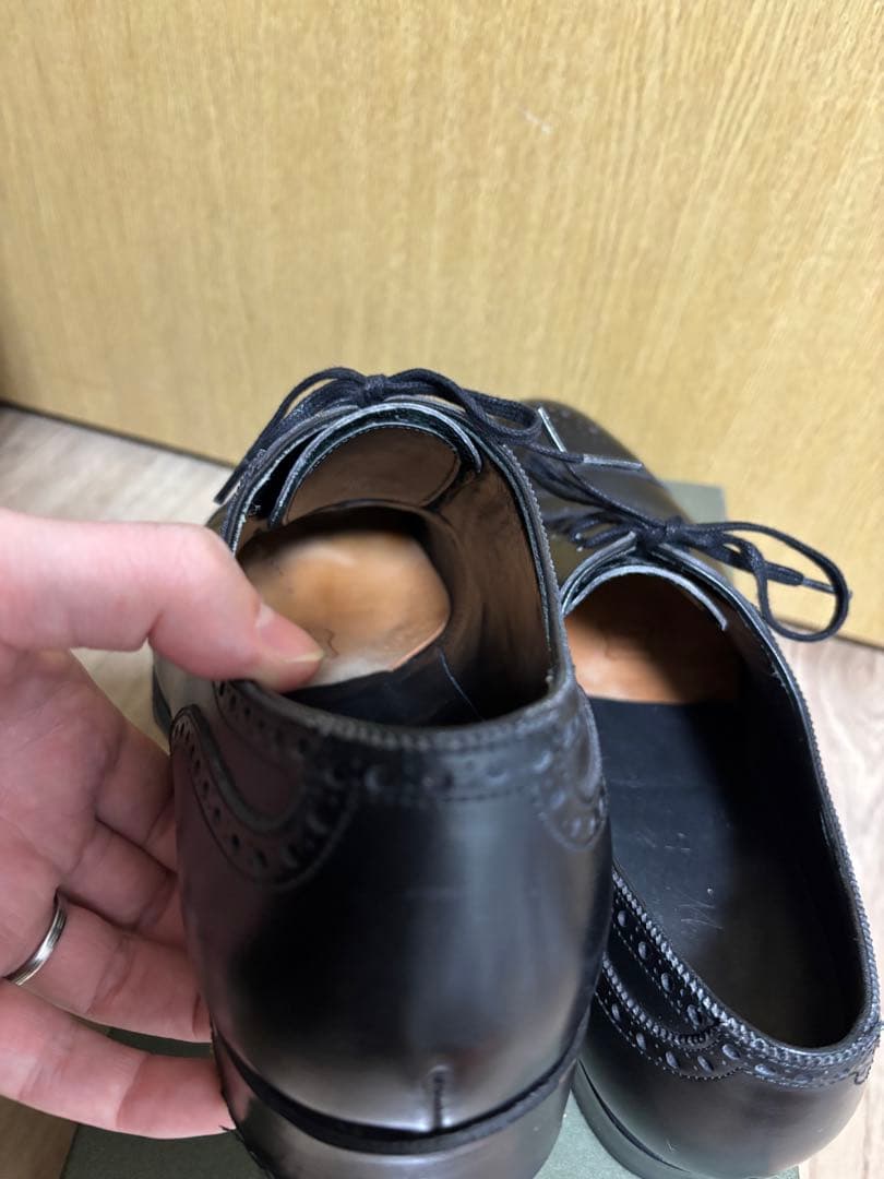 【美品】RAYMER Flora US8セミブローグ　ハンドソーン　アノネイ