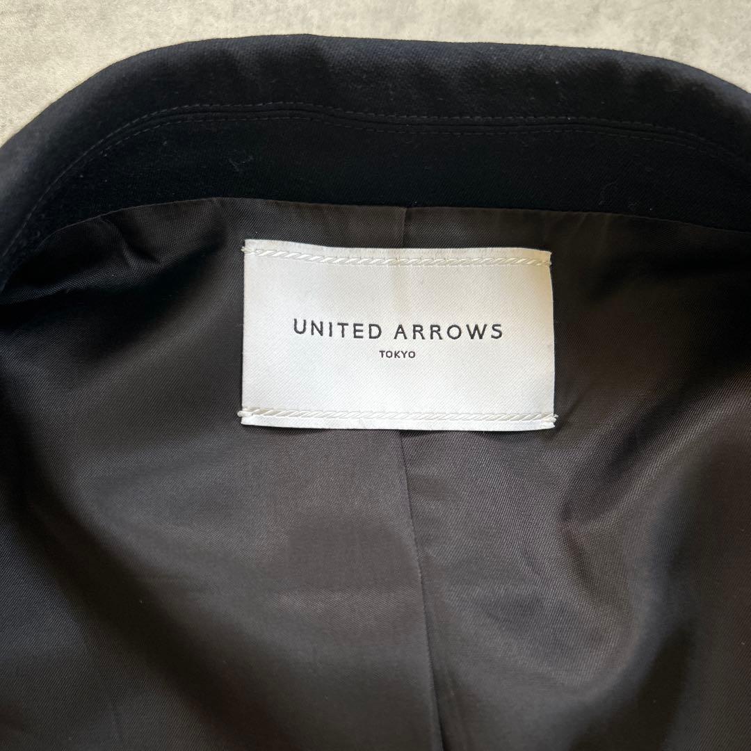 【極美品】united arrows 金ボタン　ネイビー　紺ブレ