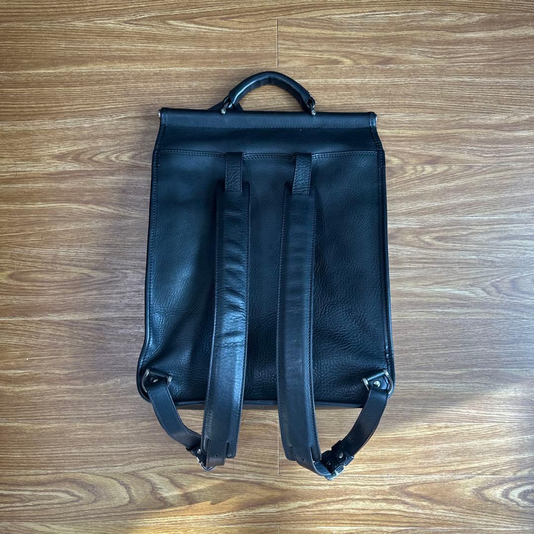 バッグ SLOW Bono - Flap Rucksack - BLACK