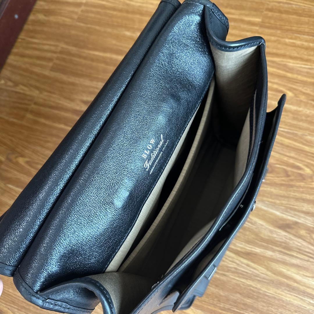 バッグ SLOW Bono - Flap Rucksack - BLACK