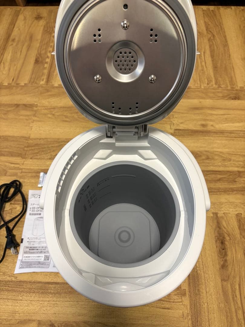 【一回使用 美品】象印 スチーム式加湿器 EE-DF35-WA