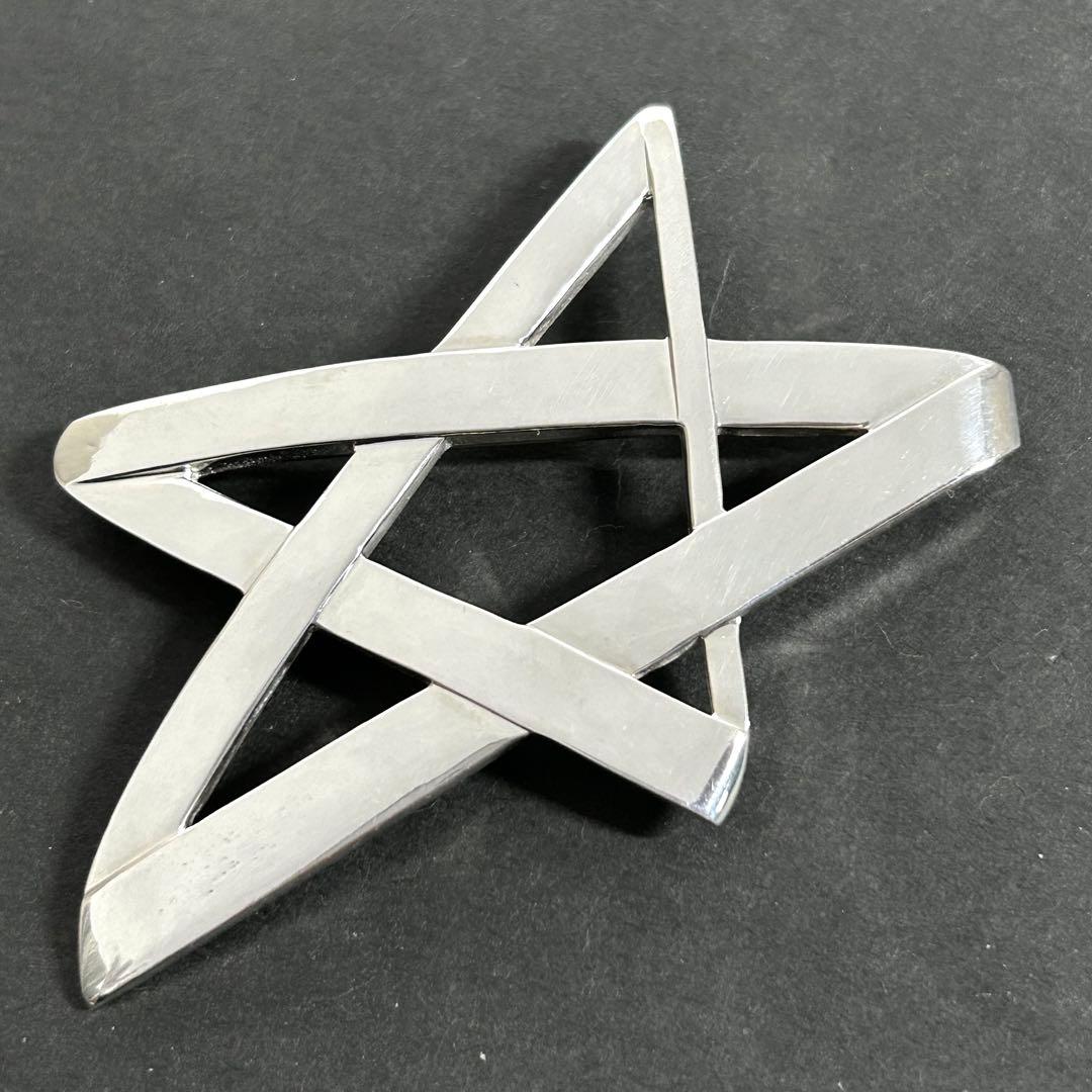 ティファニー ブローチ スターモチーフ 星 シルバー925 ヴィンテージ バッジ
