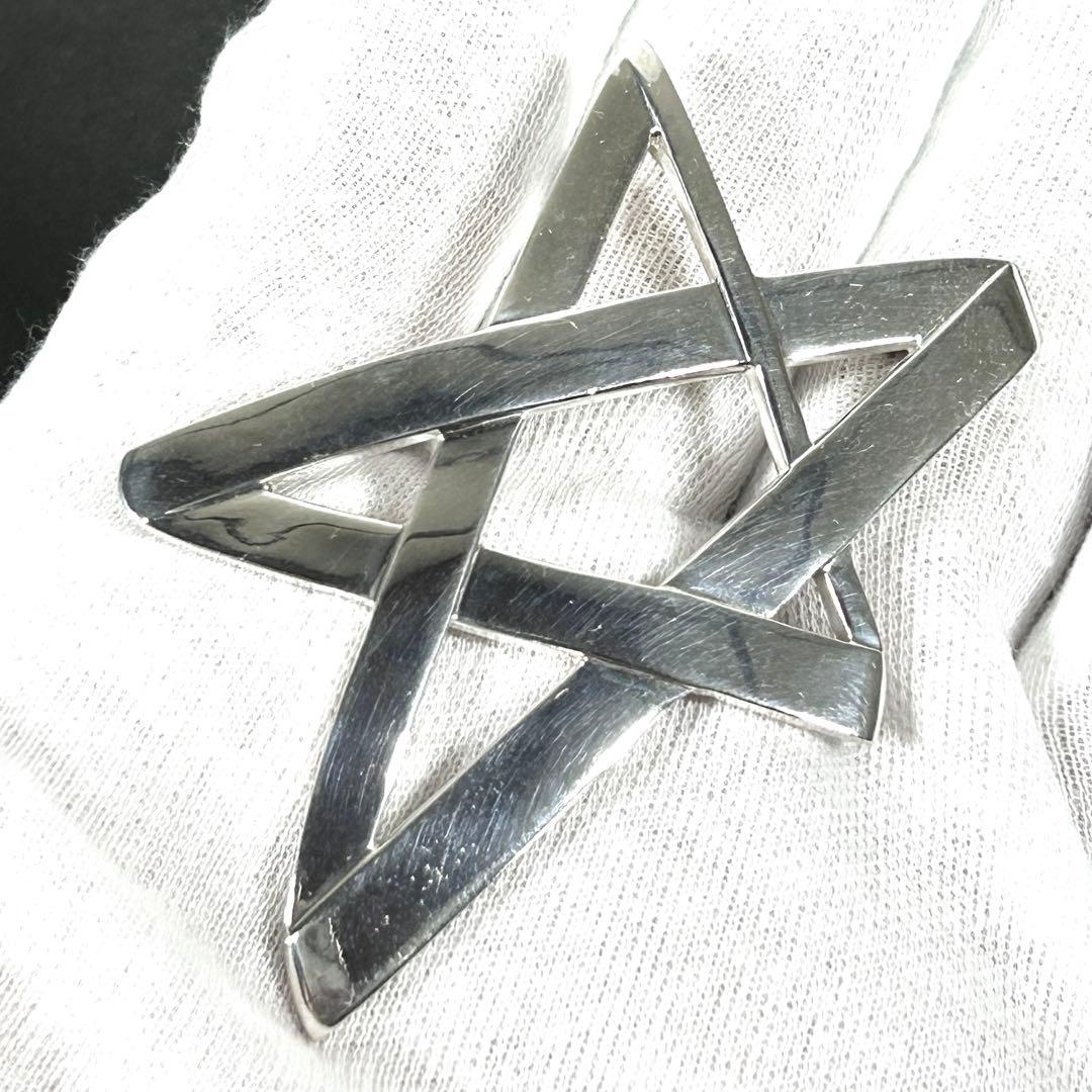 ティファニー ブローチ スターモチーフ 星 シルバー925 ヴィンテージ バッジ
