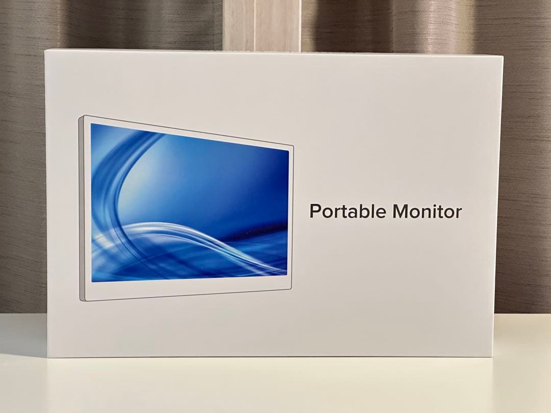 Newsoul モバイルモニター 15.6インチ 自立型 1920x1080 白