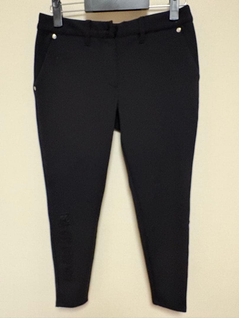 BRIEFING ブラック スリムフィットパンツ