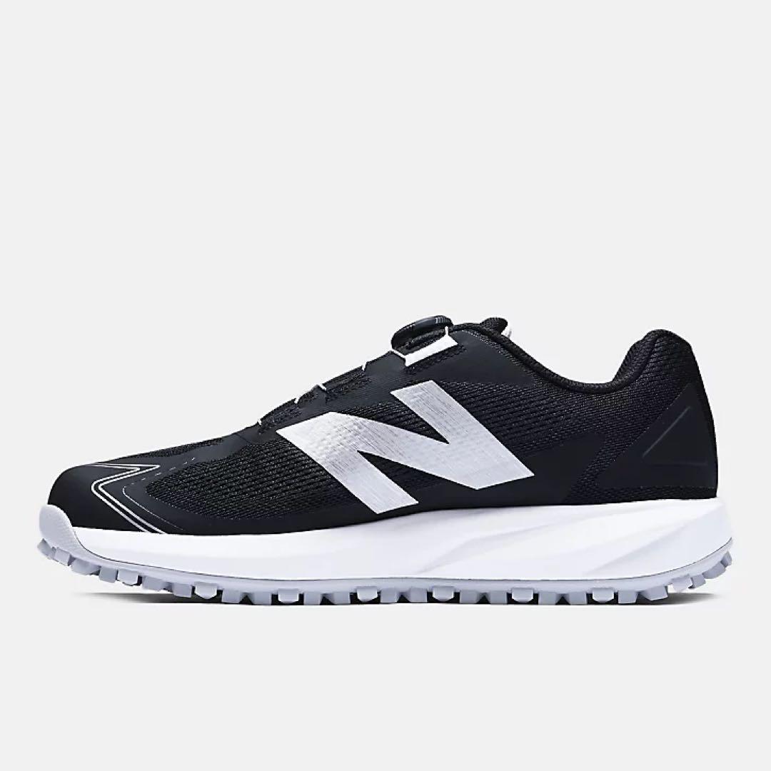 new balance スパイクレス BOA ボアゴルフシューズ 黒26.0