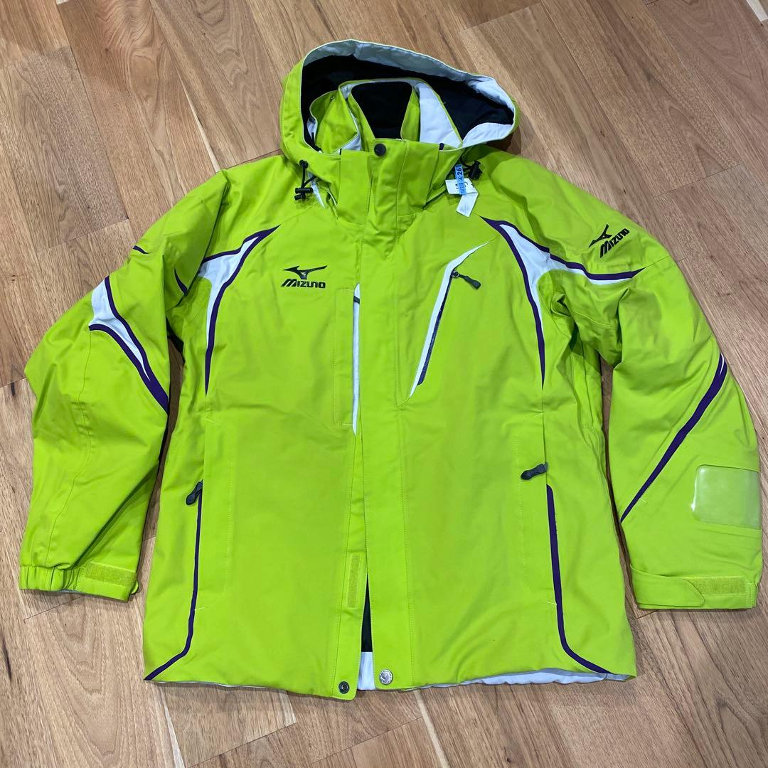 Mizuno スキーウェア メンズMライムグリーン
