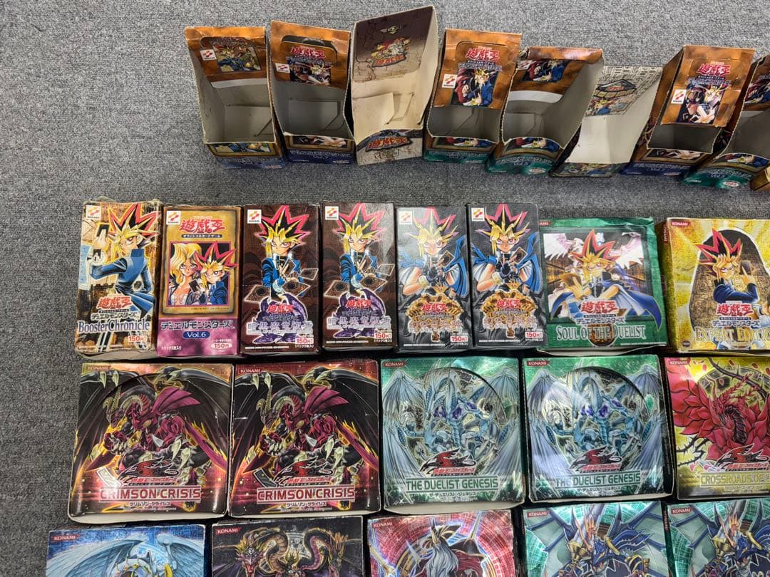 遊戯王　空ボックス　空パック　缶　ゲーム　まとめ　ビギナーズパック