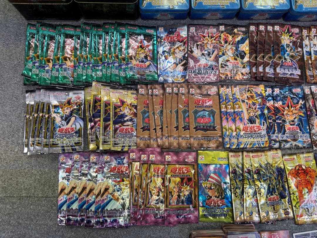 遊戯王　空ボックス　空パック　缶　ゲーム　まとめ　ビギナーズパック