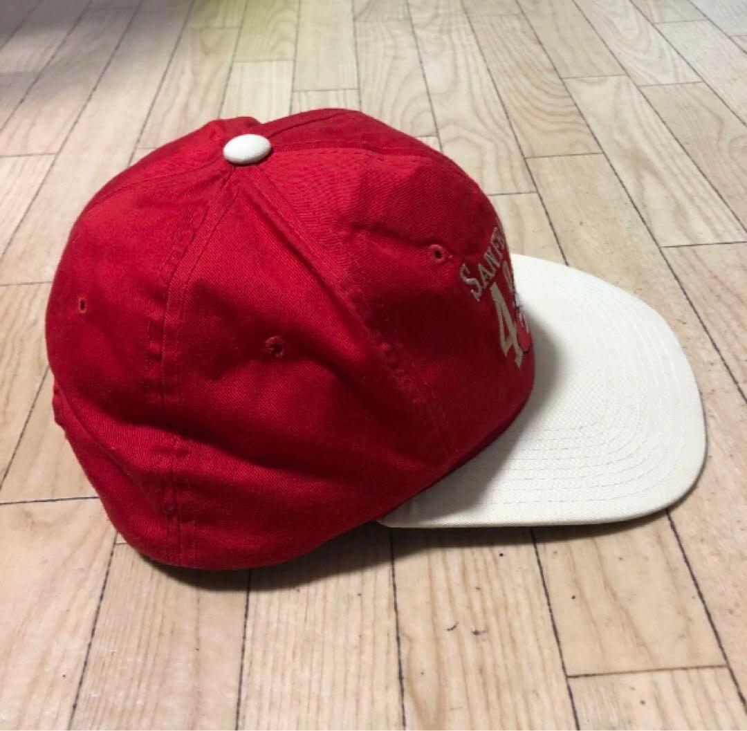 希少❗️NFL サンフランシスコ 49ers ヴィンテージ キャップ つば裏緑