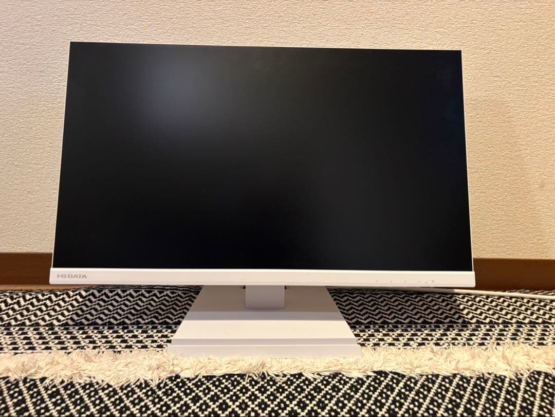 美品I-O DATA ホワイトディスプレイ 本体