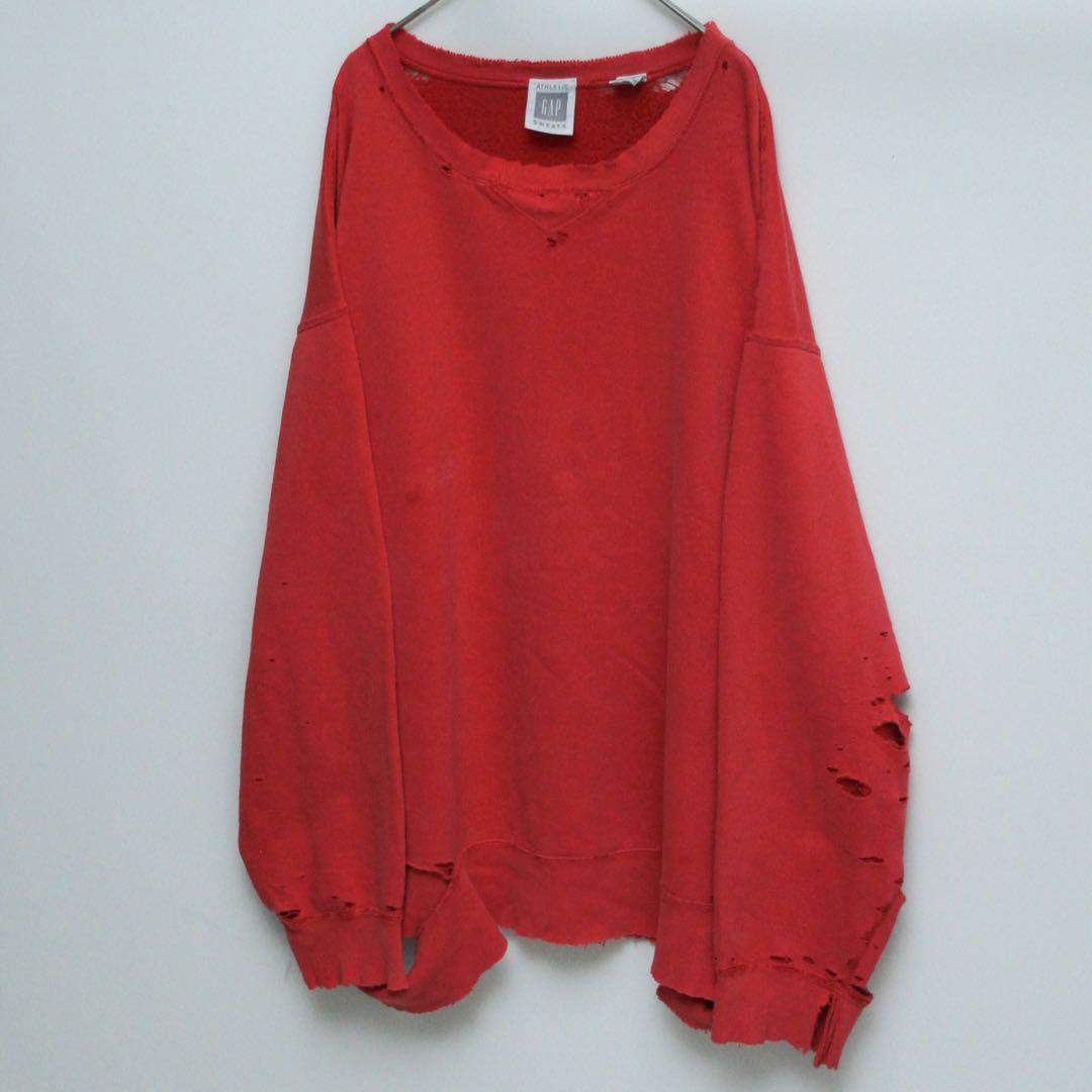 トップス 90s OLD GAP faded cotton sweat shirt