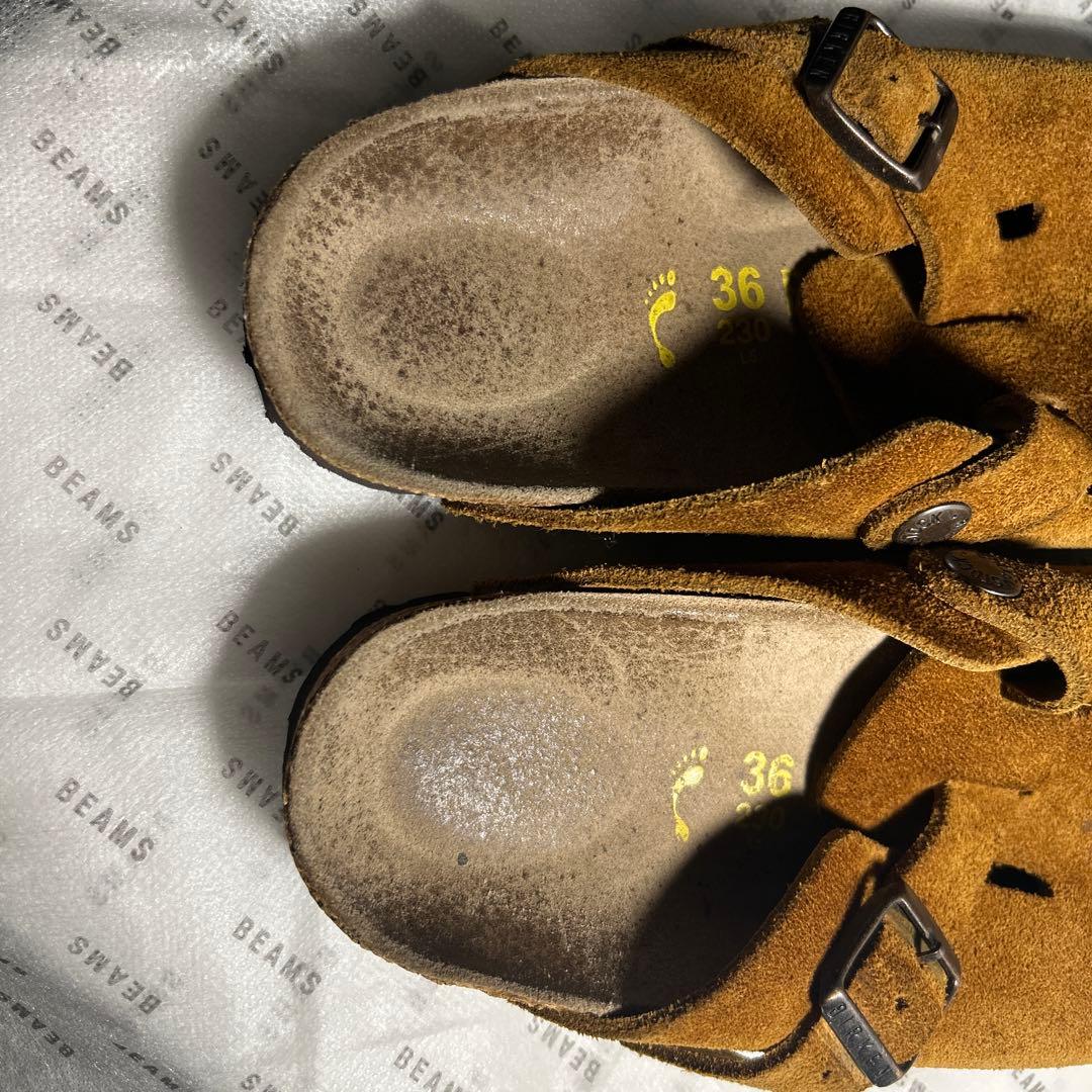 BIRKENSTOCK ブラウン スエード サボサンダル 36 23cm