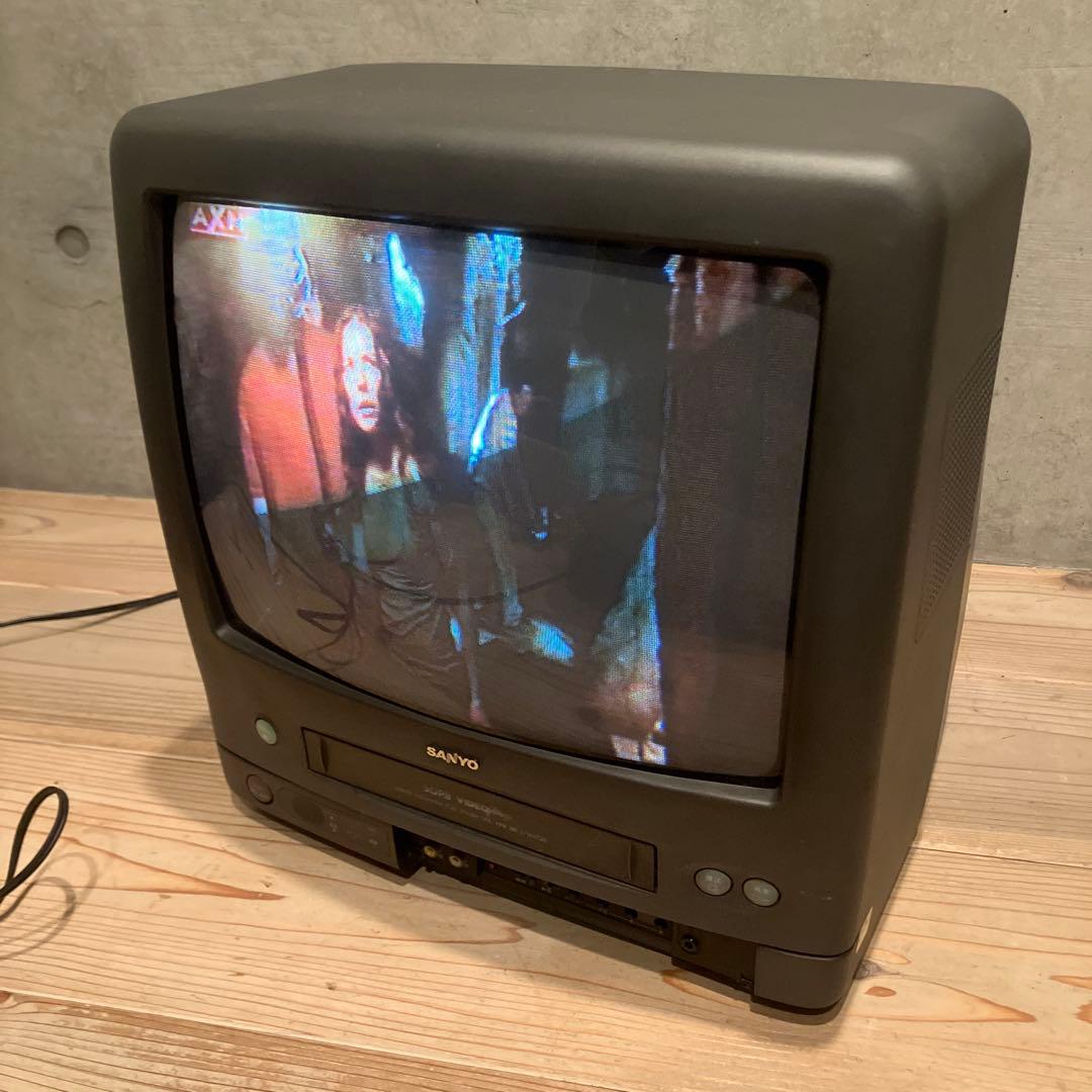 SANYO C-14VT20 ブラウン管　テレビデオ　レトロ家電　レトロゲーム