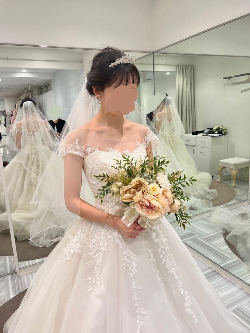 ウェディングドレス　美品　結婚式　前撮り　フォトウェディング　二次会　ドレス