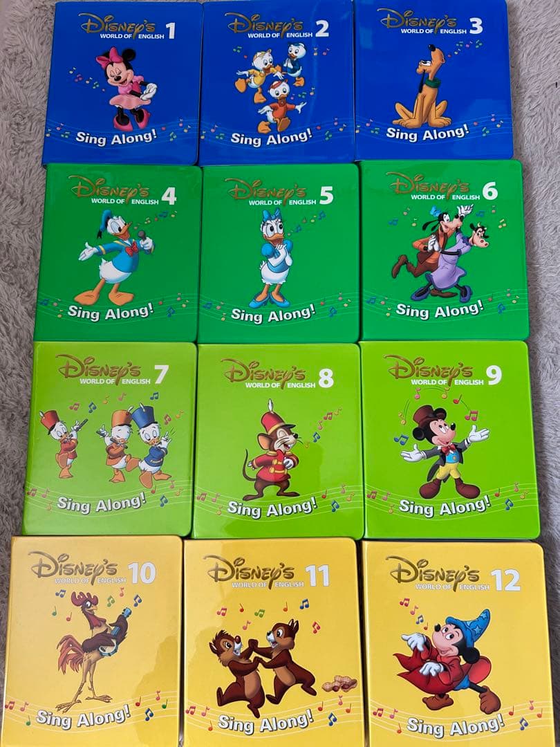 シングアロング　ディズニー　ワールドファミリー　DWE DVD