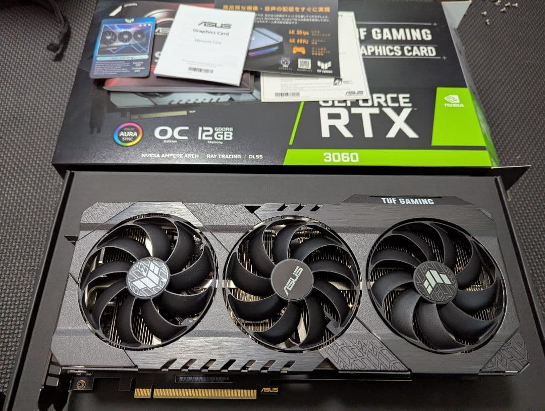 グラフィックボード・グラボ・ビデオカード ASUS TUF Gaming GeForce RTX 3060 12GB