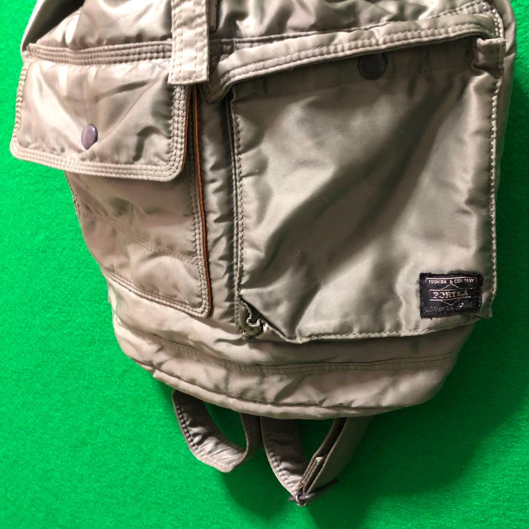 ゲ*コ様 希少‼️ 美品‼️PORTER TANKER セージグリーン 初期モデ