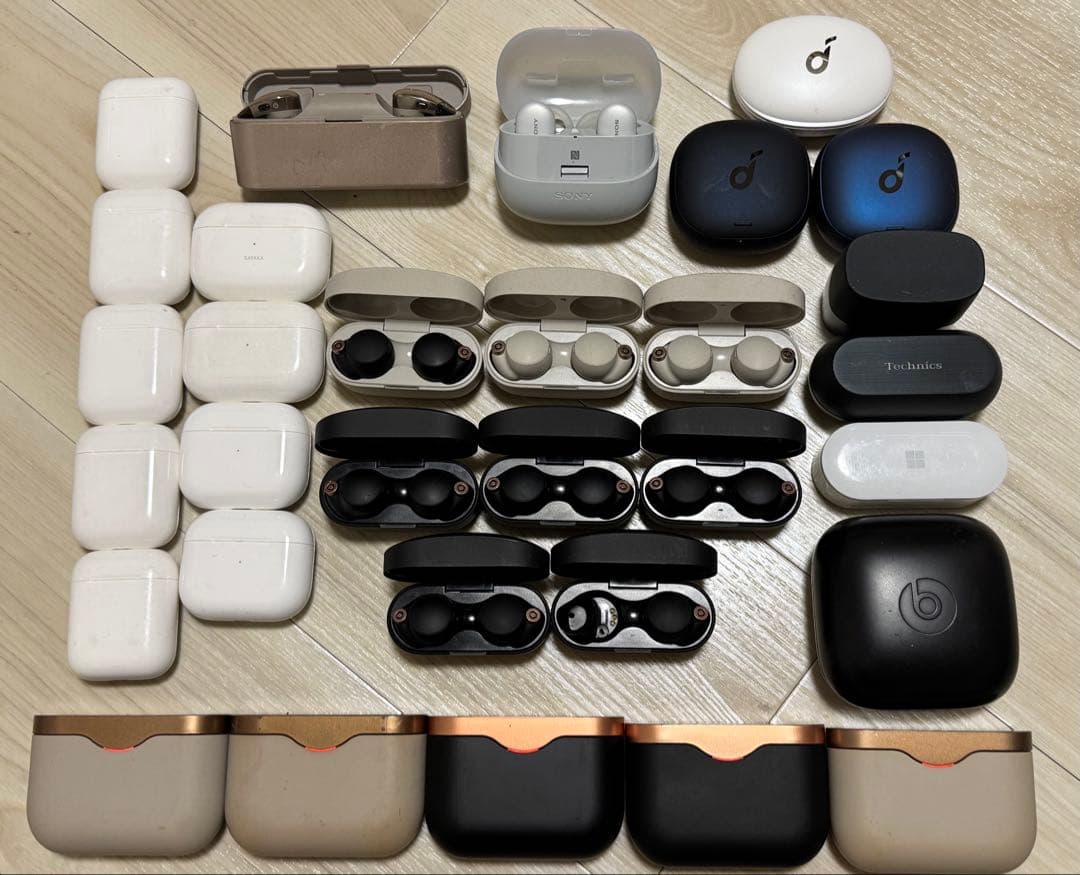 ワイヤレスイヤホン　まとめ　Apple SONY beats Technics