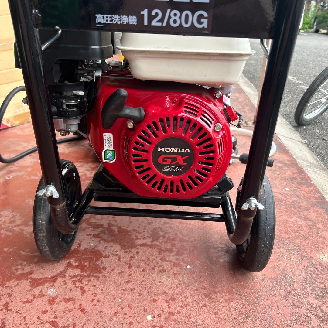 稼動品　エンジン高圧洗浄機 Asada アサダ 12/80G