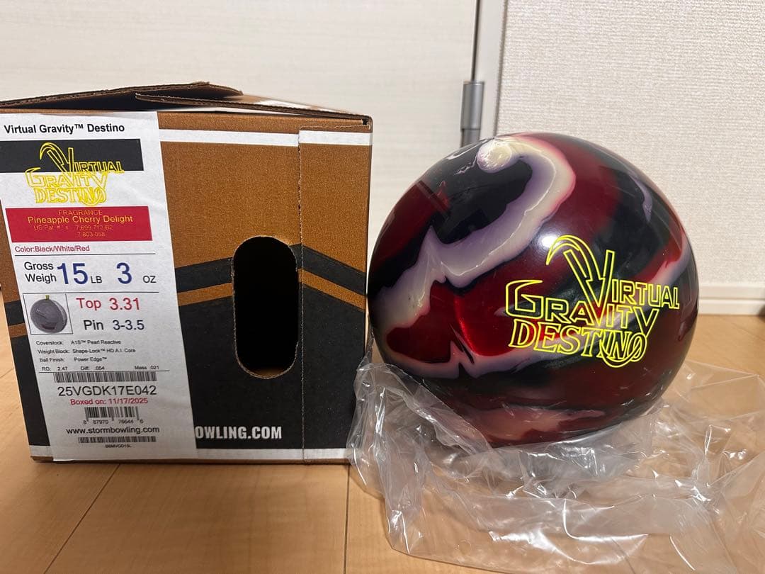 T*G様 Virtual Gravity Destino ボウリングボール 15