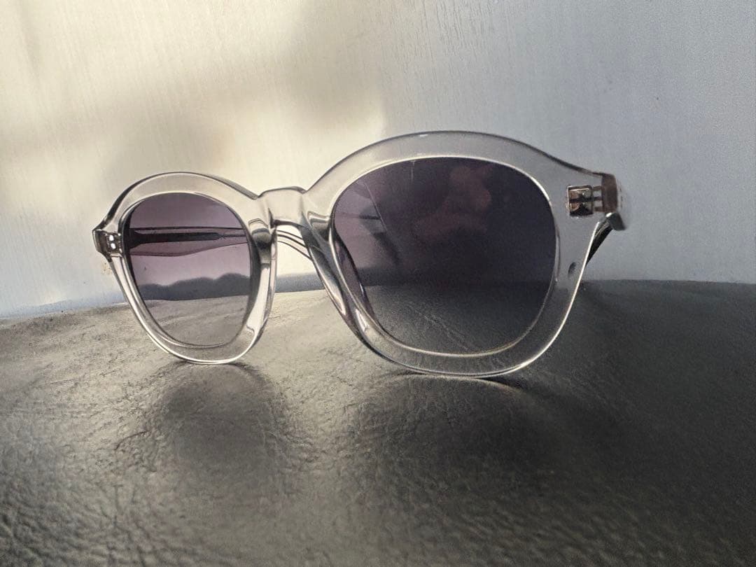 【美品】セリーヌクリア 太縁 ウェリントン メガネ サングラス