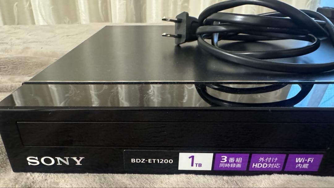 SONY BDZ-ET1200 3番組同時録画 1TB 中古 動作確認品
