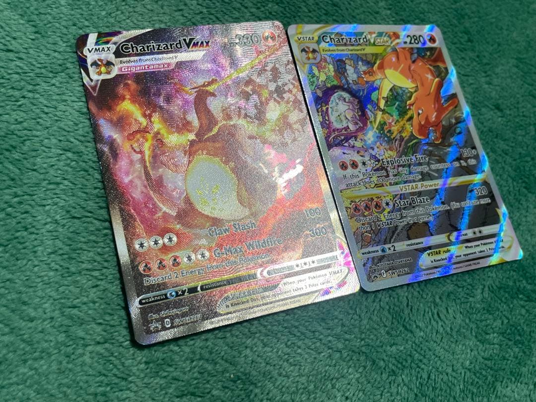 英語版　リザードンv star リザードンvmax 2枚セット