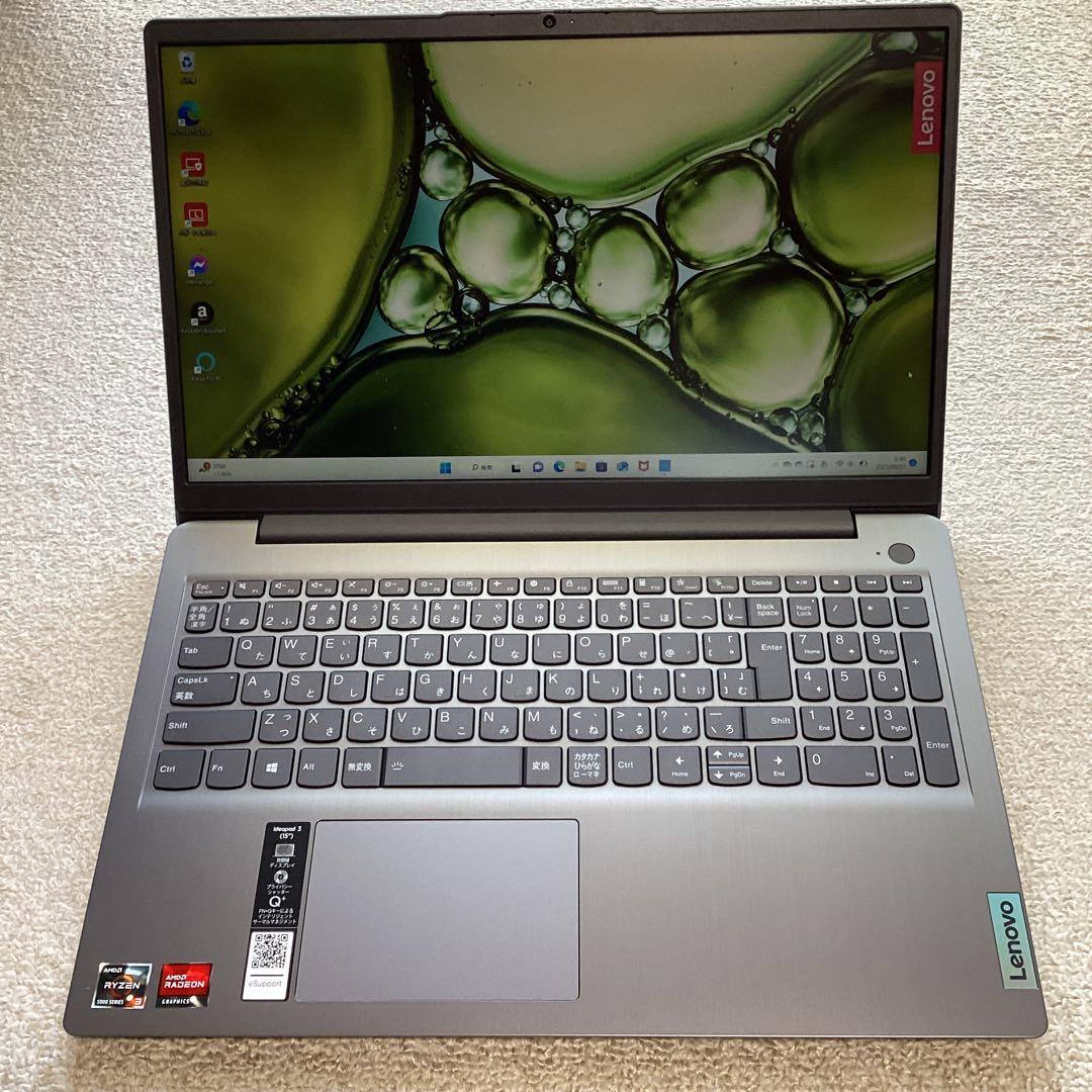 Lenovo IdeaPad 3 15.6インチ シルバー　Windows 11