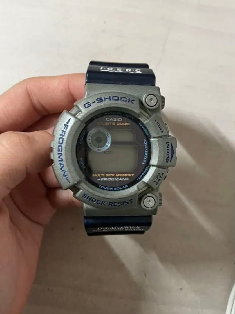 G-SHOCK FROGMAN シルバー/ネイビー