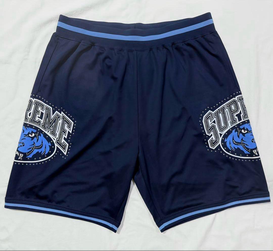 Supreme Studded Basketball Short 紺S
