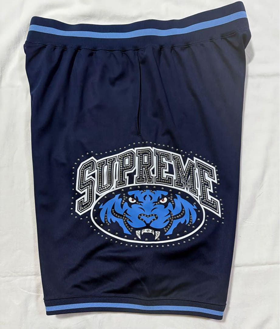 Supreme Studded Basketball Short 紺S