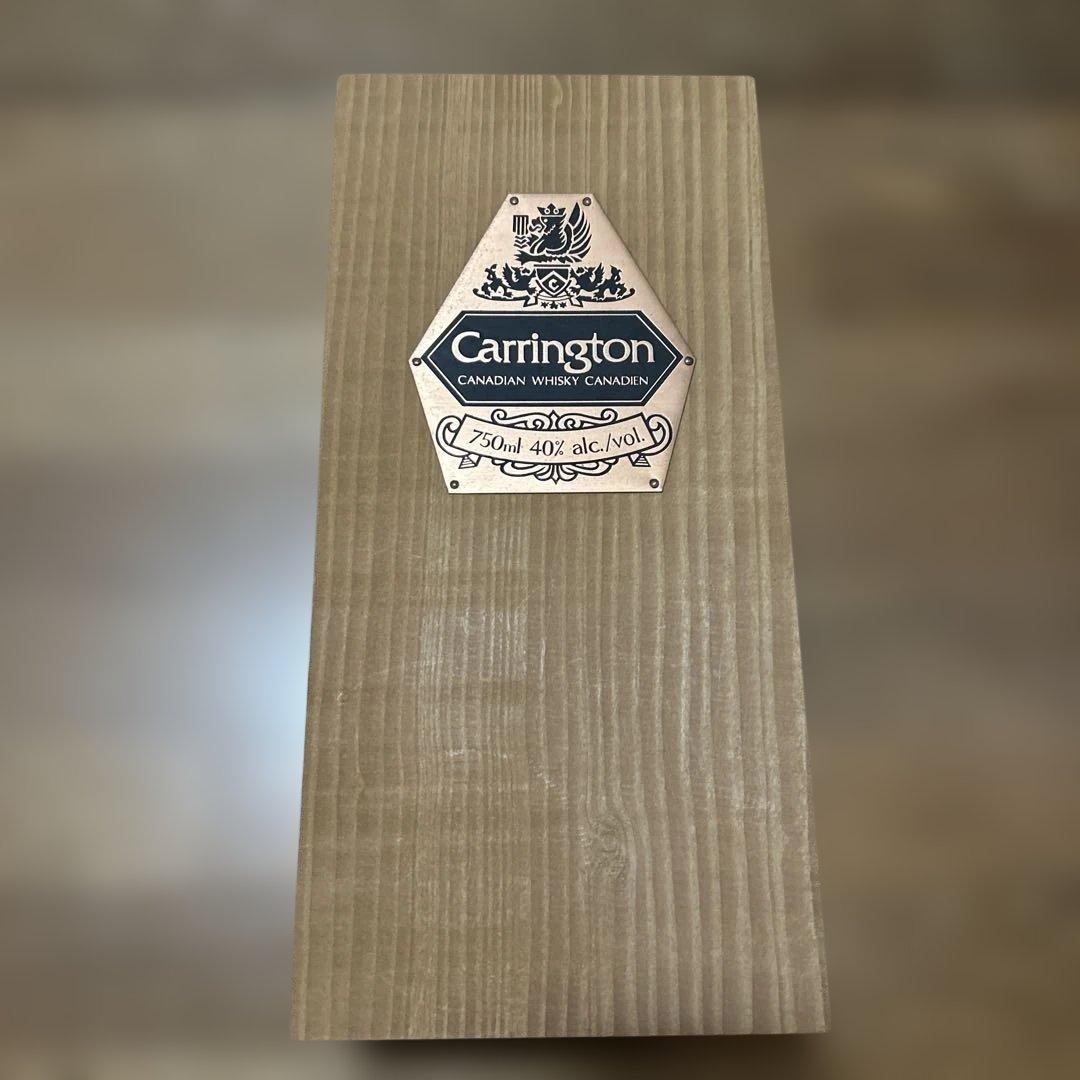 貴重Carrington カナディアンウイスキー 750ml 40%ヴィンテージ