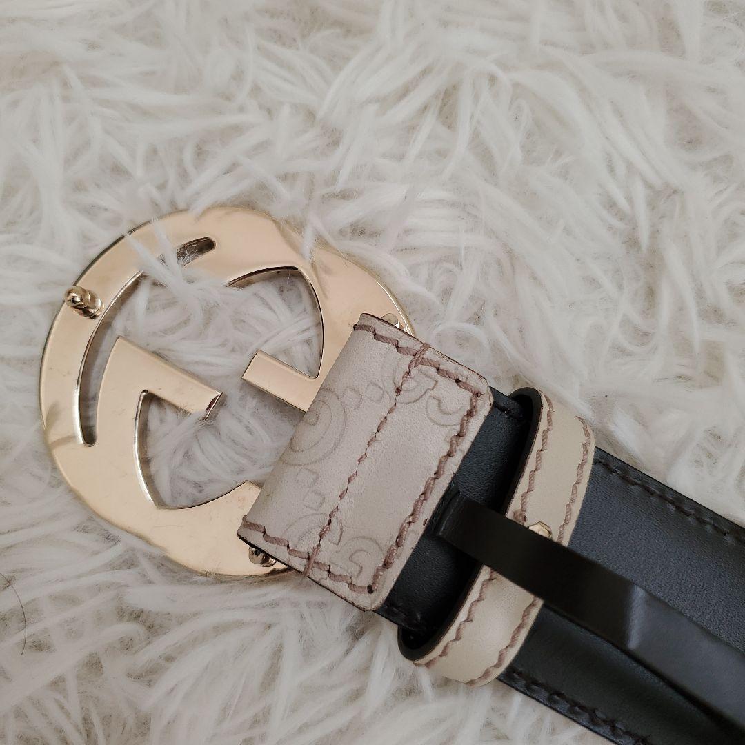 ⭐美品⭐GUCCI インターロッキングG シマ ベルト レディース