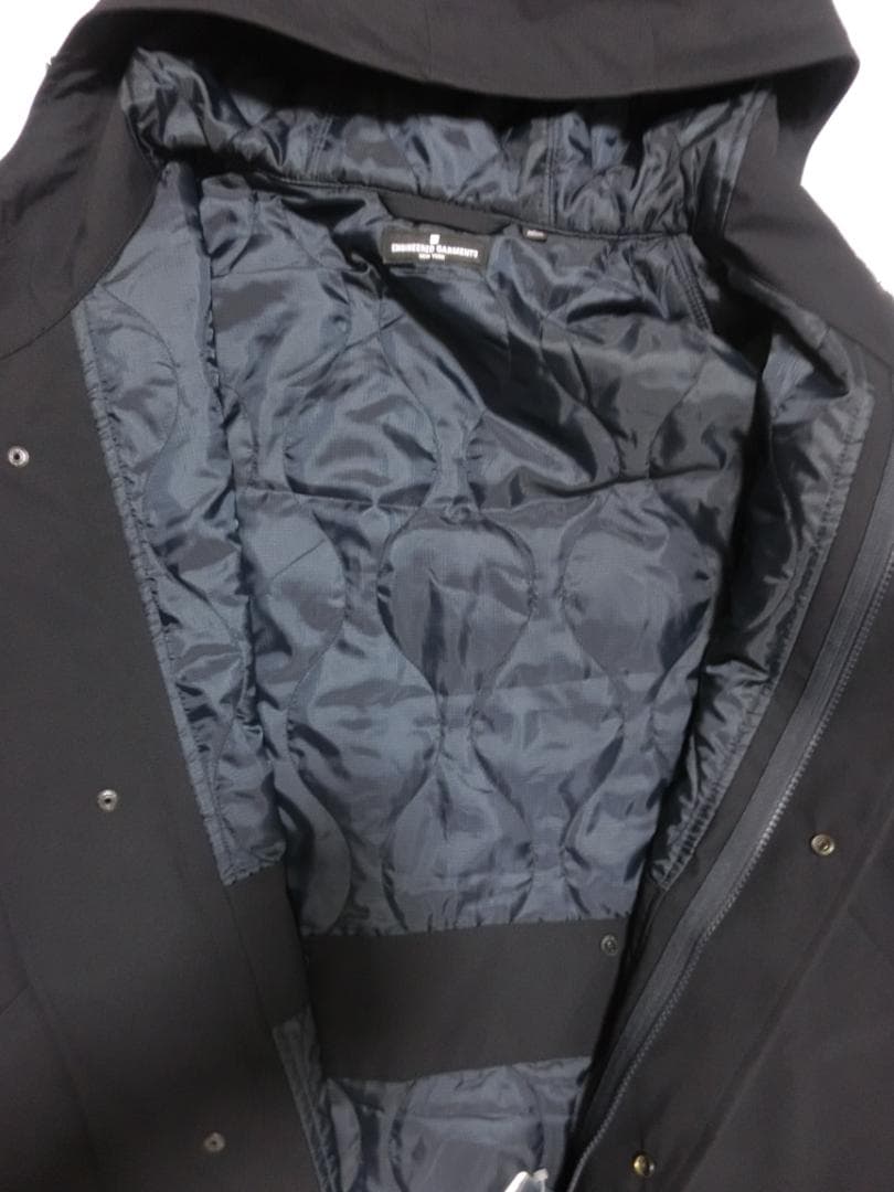 GU ENGINEERED GARMENTS パデッドシェルパーカ M ネイビー