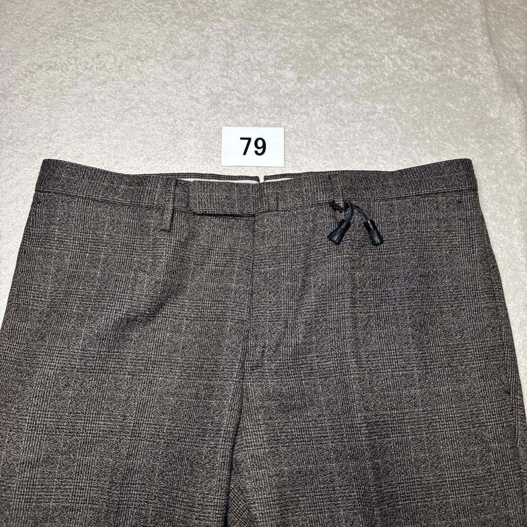 79 未使用　インコテックス　incotex スラックス　ブラウン　46