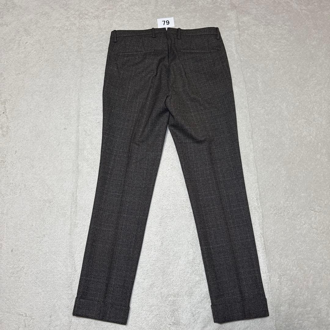 79 未使用　インコテックス　incotex スラックス　ブラウン　46
