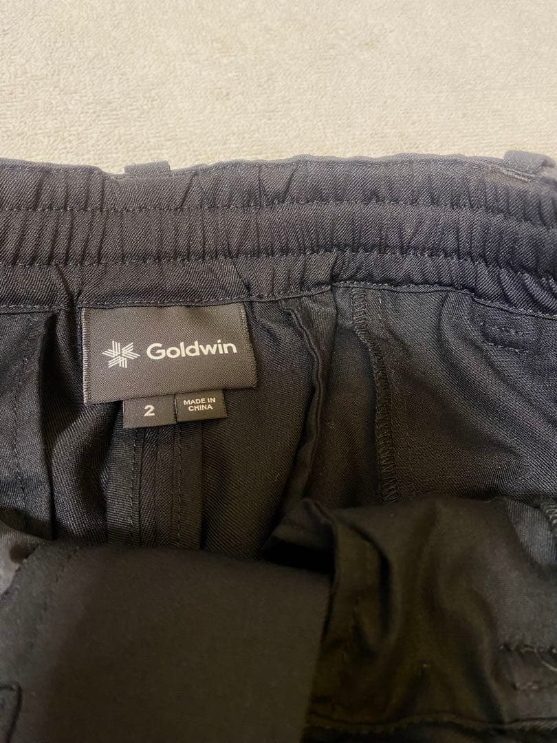 Goldwin ワンタックウールパンツ GL73177 黒 2